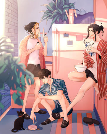 Full Body with Detailed Background $50